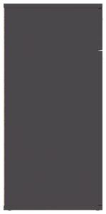 Příborník Cornell - dřevotříska - 80x36x75 cm | šedý