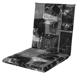 Doppler SPOT 1110 antracit, nízký polstr na křesla a židle, 48x100x5 cm