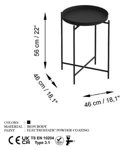 Konferenční stolek Museli 4 (černá). 1093216