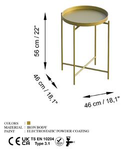 Konferenční stolek Museli 4 (zlatá). 1093217