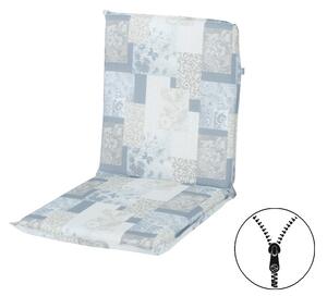 Doppler ELEGANT 2231 přírodní/šedá, nízký polstr na křesla a židle, 48x100x6 cm