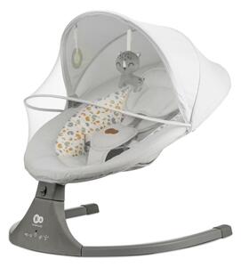 KINDERKRAFT - Dětské houpátko s melodií 2v1 LUMI světle šedá