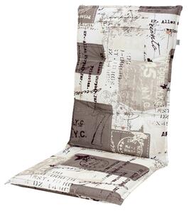 Doppler LIVING 2113 hnědá, vysoký polstr na křesla a židle, 48x119x6 cm