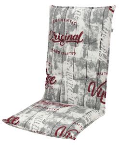 Doppler LIVING 2901 šedá, vysoký polstr na křesla a židle, 48x119x6 cm