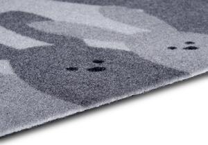Protiskluzová rohožka Printy 105371 Grey 40x60 cm
