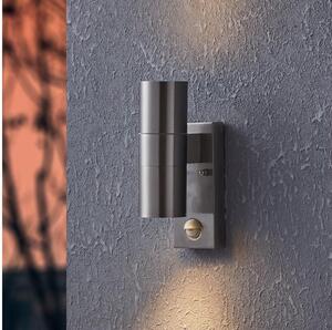 Eglo 79594- LED Venkovní svítidlo se senz. ARAPONGAS 2xGU10/2,8W/230V IP44 chrom