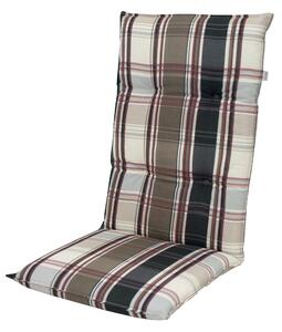 Doppler LIVING 9107 antracit/hnědá, vysoký polstr na křesla a židle, 48x119x6 cm
