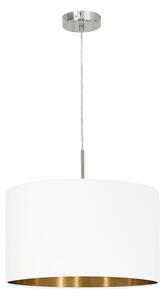 Eglo 78695 - Lustr na lanku PASTERI 1xE27/60W/230V bílá