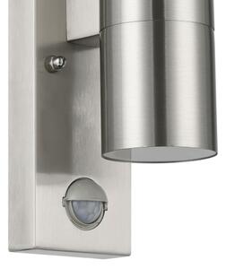 Eglo 79594- LED Venkovní svítidlo se senz. ARAPONGAS 2xGU10/2,8W/230V IP44 chrom