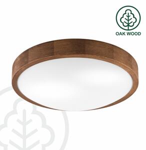 Brilagi - LED Stropní svítidlo CARVALHO SLIM 2xE27/60W/230V dub třešeň pr. 37 cm