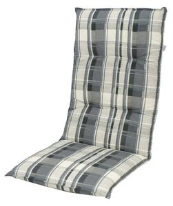 Doppler LIVING 6304 šedá, vysoký polstr na křesla a židle, 48x119x6 cm