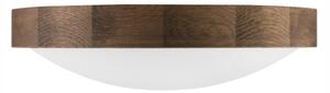 Brilagi - LED Stropní svítidlo CARVALHO SLIM 2xE27/60W/230V dub ořech pr. 37 cm