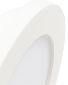 Stropní lampa bílá 17 cm včetně LED 3stupňové stmívatelné IP44 - Steve