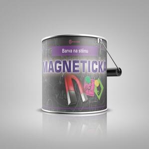 Magnetická a tabulová barva na stěnu MAGNETIC černá 0,75l (Obsah: 0,75litrů)