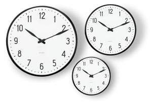 Nástěnné hodiny Station 21 cm Arne Jacobsen Clocks