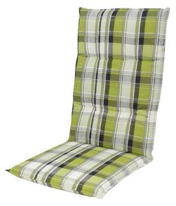 Doppler LIVING 5336 přírodní/zelená, vysoký polstr na křesla a židle, 48x119x6 cm