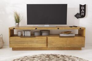 Designový TV stolek Beatrice, hnědý