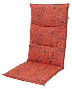 Doppler SPOT 2661 oranžová, vysoký polstr na křesla a židle, 48x118x5 cm
