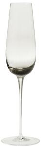 Kave Home Šedá sklenička na sekt Davel 215 ml