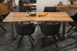 Jídelní stůl LIVING EDGE 180 CM masiv divoký dub Nábytek | Jídelní prostory | Jídelní stoly | Všechny jídelní stoly