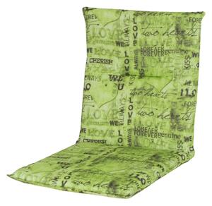 Doppler SPOT 8615 zelená, nízký polstr na křesla a židle, 48x100x5 cm