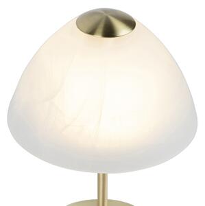 Designová stolní lampa zlatá stmívatelná včetně LED - Joya