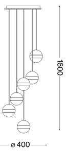 Ideal Lux - LED Lustr na lanku GALAXY LED/58W/230V