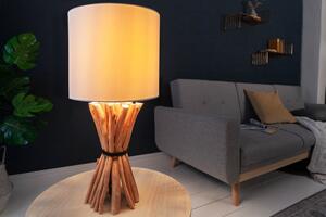 Invicta interior Stolní lampa Euphoria 65cm, longanové dřevo 40506