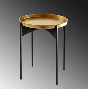 Konferenční stolek Museli 5 (černá + zlatá). 1093236