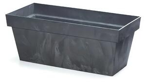 Truhlík CUBE CASE BETON EFFECT antracit 40cm