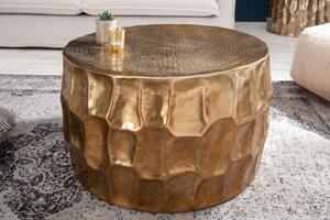 Noble Home Zlatý konferenční stolek Organic Orient 68 cm
