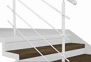 Schodový nášlap / profil TOPSTEP Flex Ořech tmavý 1200 × 500 × 11 mm