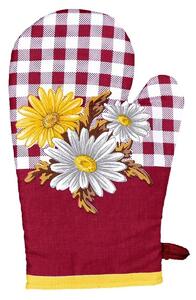 Frobyt Kuchyňská chňapka GERBERA, bordová, 28x18cm