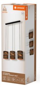 Ledvance - Lustr na lanku DECOR CARDBOARD 3xE27/15W/230V