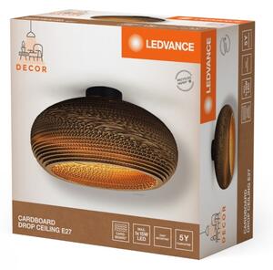 Ledvance - Stropní svítidlo DECOR CARDBOARD 1xE27/15W/230V pr. 40 cm