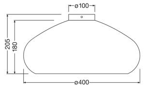 Ledvance - Stropní svítidlo DECOR CARDBOARD 1xE27/15W/230V pr. 40 cm