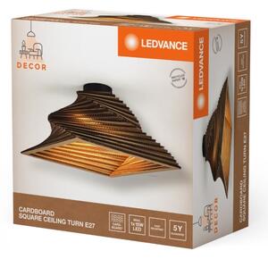 Ledvance - Stropní svítidlo DECOR CARDBOARD 1xE27/15W/230V 40x40 cm