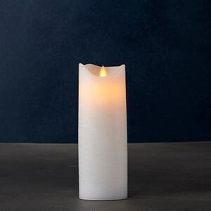 SIRIUS Vosková LED svíčka exclusive, 20cm, bílá