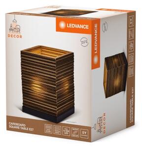 Ledvance - Stolní lampa DECOR CARDBOARD 1xE27/15W/230V 20x20 cm
