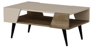 Konferenční stolek Pitudu 2 (ořech + béžová). 1093258