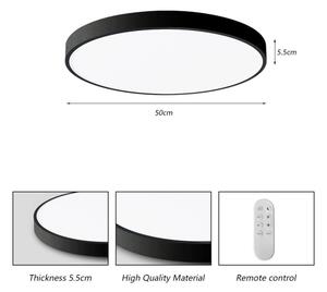 Immax NEO 07249L-LED Stmívatelné svítidlo SEMPLICI 48W/230V Wi-Fi Tuya černá+ DO