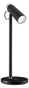 Immax 08991L- LED Stmívatelná stolní lampa s Qi nabíjením TIT LED/12W/230V černá