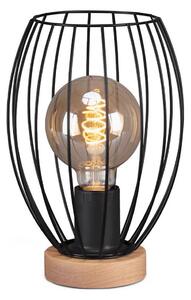 Brilo - Stolní lampa WAKTU 1xE27/25W/230V kaučukovník