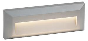 Venkovní podhledové osvětlení schodiště PUEBLO, 1,6W, denní bílá, hranaté, šedé, IP65