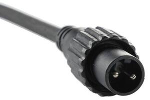 DECOLED Easy Fix LED světelný řetěz, kontura, 5 m, venkovní, ledově bílá s FLASH, 60 diod, černý kabel, IP67