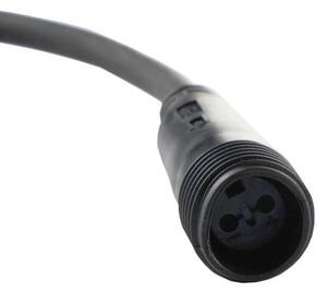 DECOLED Easy Fix LED světelný řetěz, kontura, 5 m, venkovní, ledově bílá s FLASH, 60 diod, černý kabel, IP67