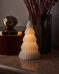SIRIUS LED svíčka stromeček, bílý, 16cm