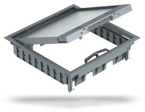 BETTERMANN - Podlahový box do betonu 24 modulů (12 přístrojů 45x45)