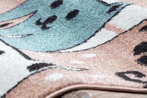 Dětský kusový koberec Fun Gatti Cats pink 180x270 cm