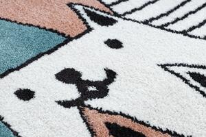 Dětský kusový koberec Fun Gatti Cats pink 180x270 cm